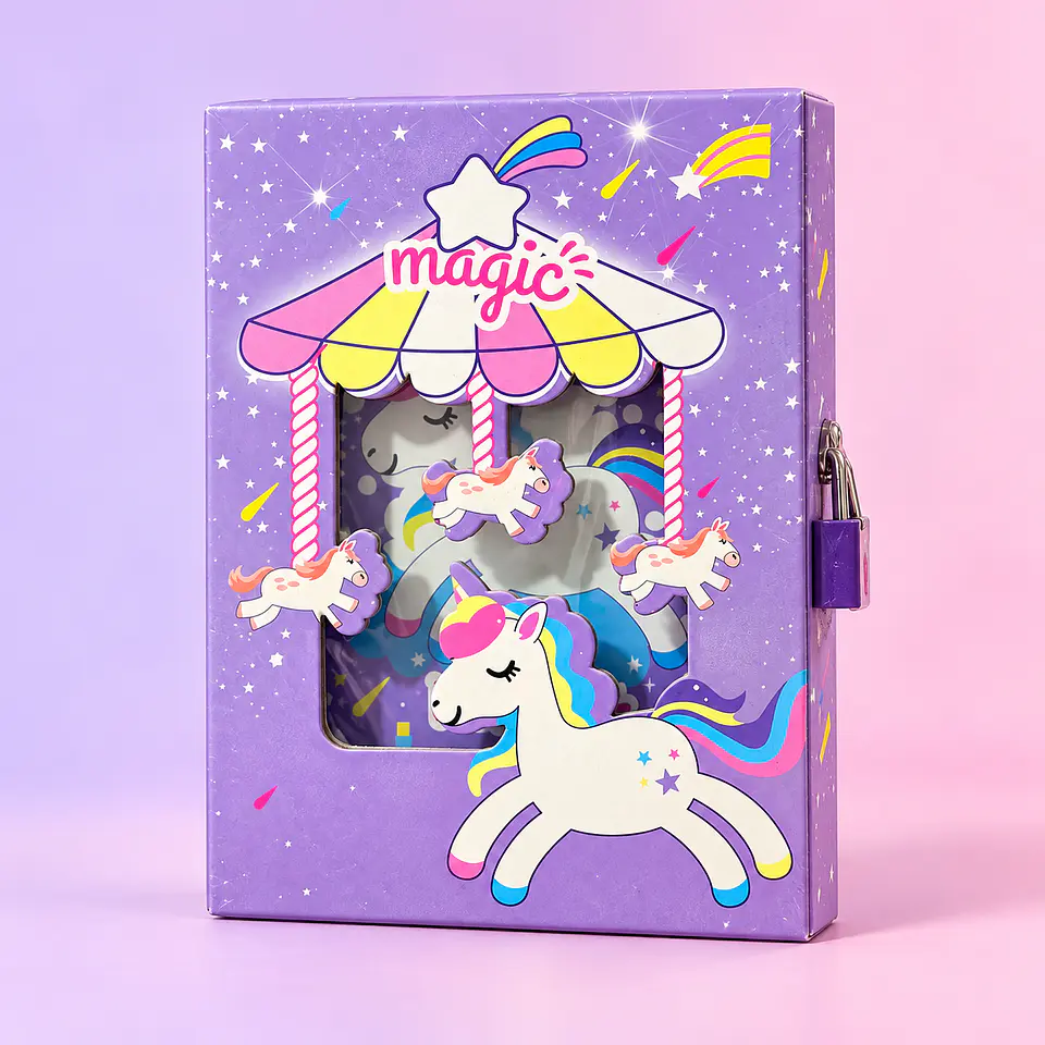 Diario Secreto Unicornio con Candado 1
