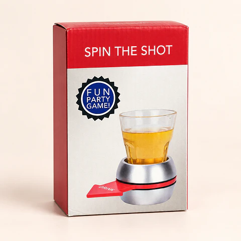 Spin The Shot – Juego de Ruleta con Vaso