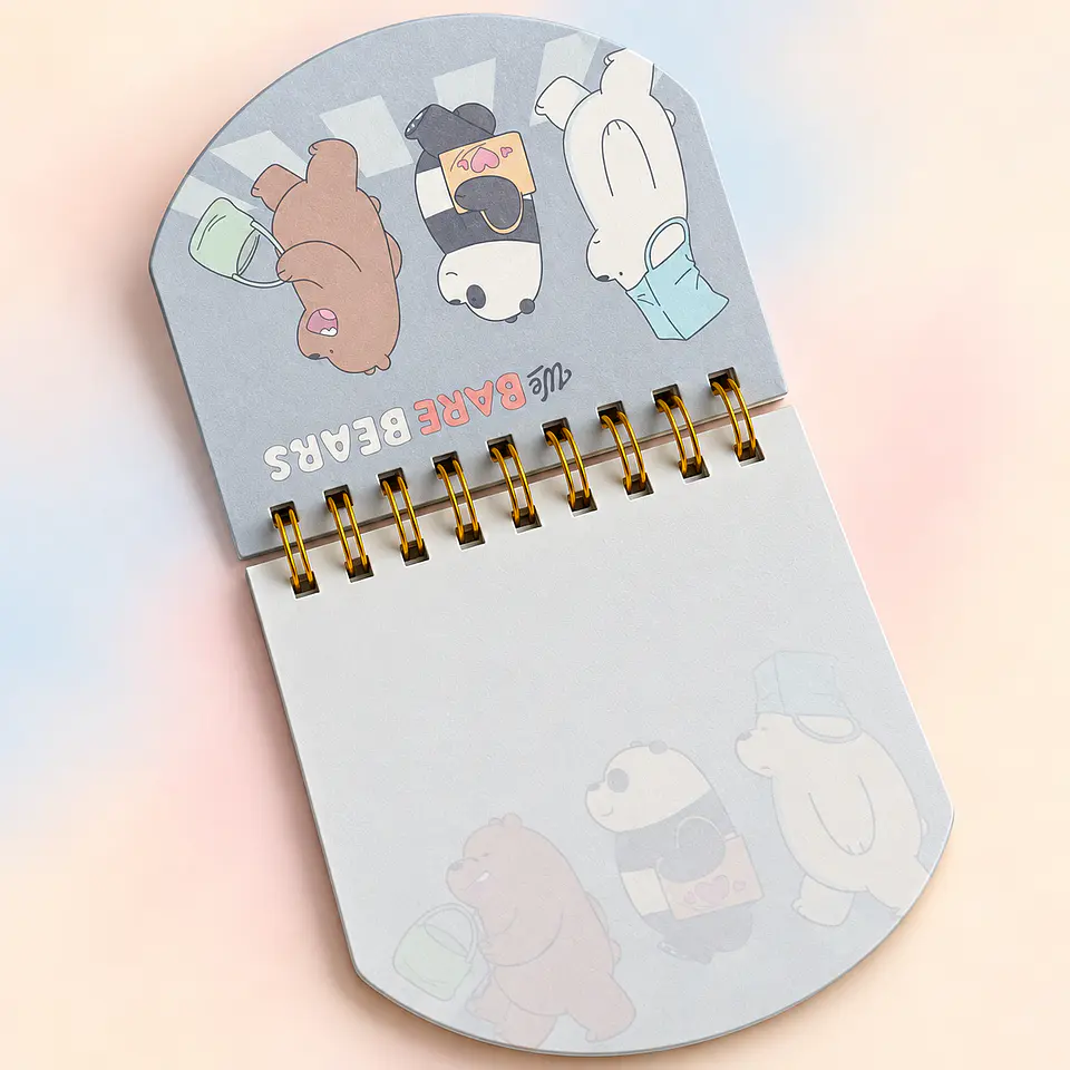 Libreta We Bare Bears con Espiral 3