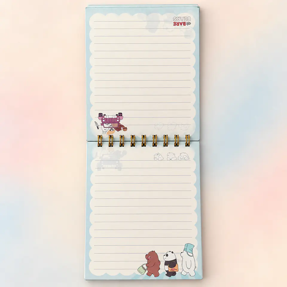 Libreta We Bare Bears con Espiral 4