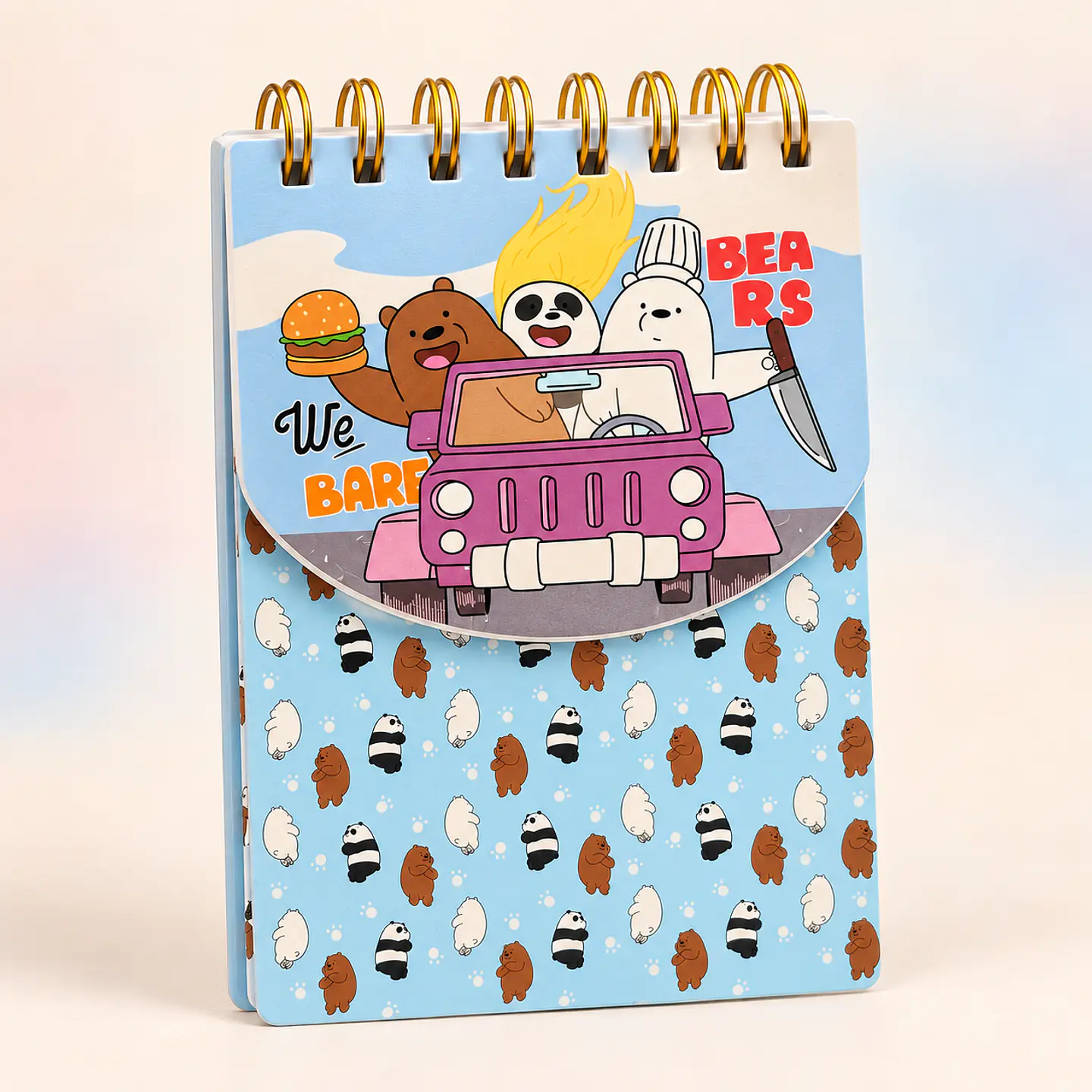 Libreta We Bare Bears con Espiral 1