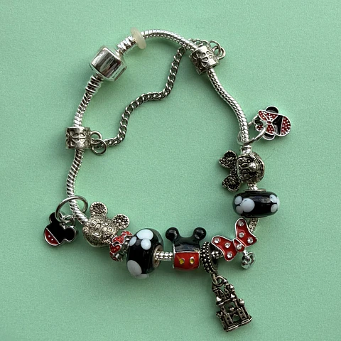Pulsera Estilo Pandora Mickey & Minnie Mouse – Disney
