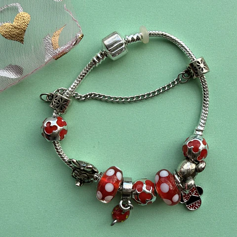 Pulsera Estilo Pandora Minnie Mouse – Disney 