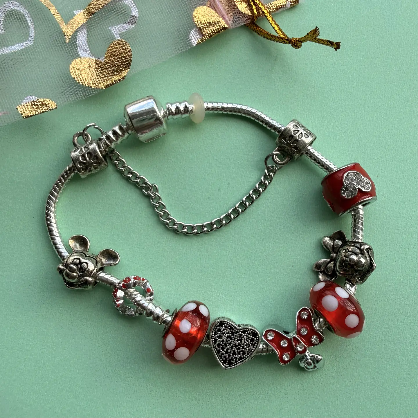 Pulsera Estilo Pandora Mickey & Minnie Mouse – Disney 2