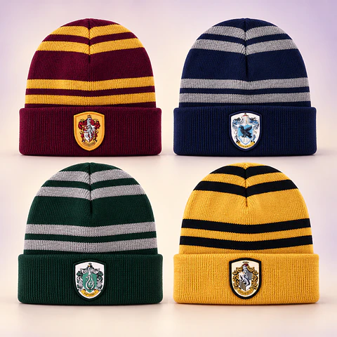 Gorros Harry Potter – Casas de Hogwarts | 4 Modelos
