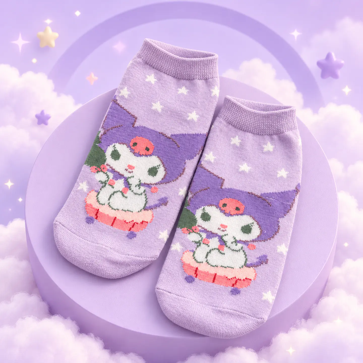 Calcetines Kuromi Sanrio – Media Caña 1