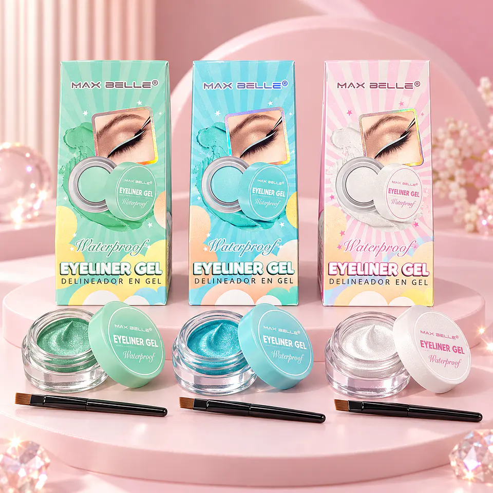 Delineador en Gel Waterproof  – Colores Pastel 1