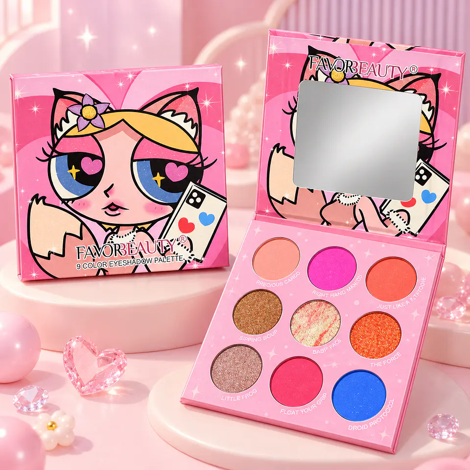 Paleta de Sombras I – 9 Colores con Espejo 1