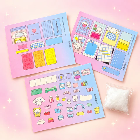 Kit DIY Libro Sensorial Cinnamoroll – Manualidades Kawaii 
