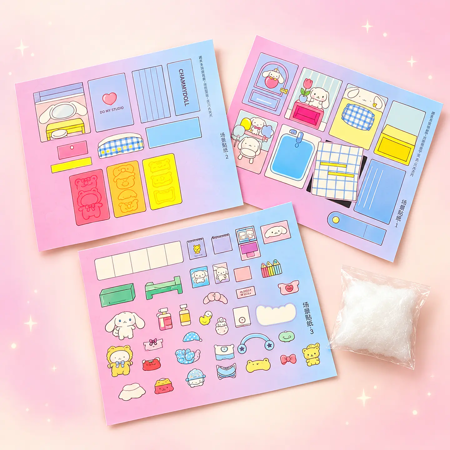 Kit DIY Libro Sensorial Cinnamoroll – Manualidades Kawaii  1