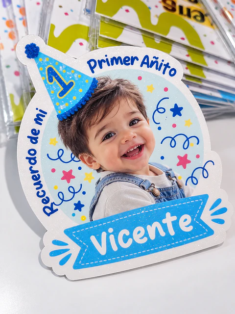 Imán Viral Personalizado para Cumpleaños con Foto – Recuerdo de Cumpleaños