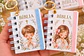 Mini Biblia con Llavero – Tapa Dura y Elástico | Recuerdos Personalizados - Miniatura 1