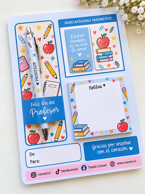 Set de Papelería Personalizado para Profesiones 