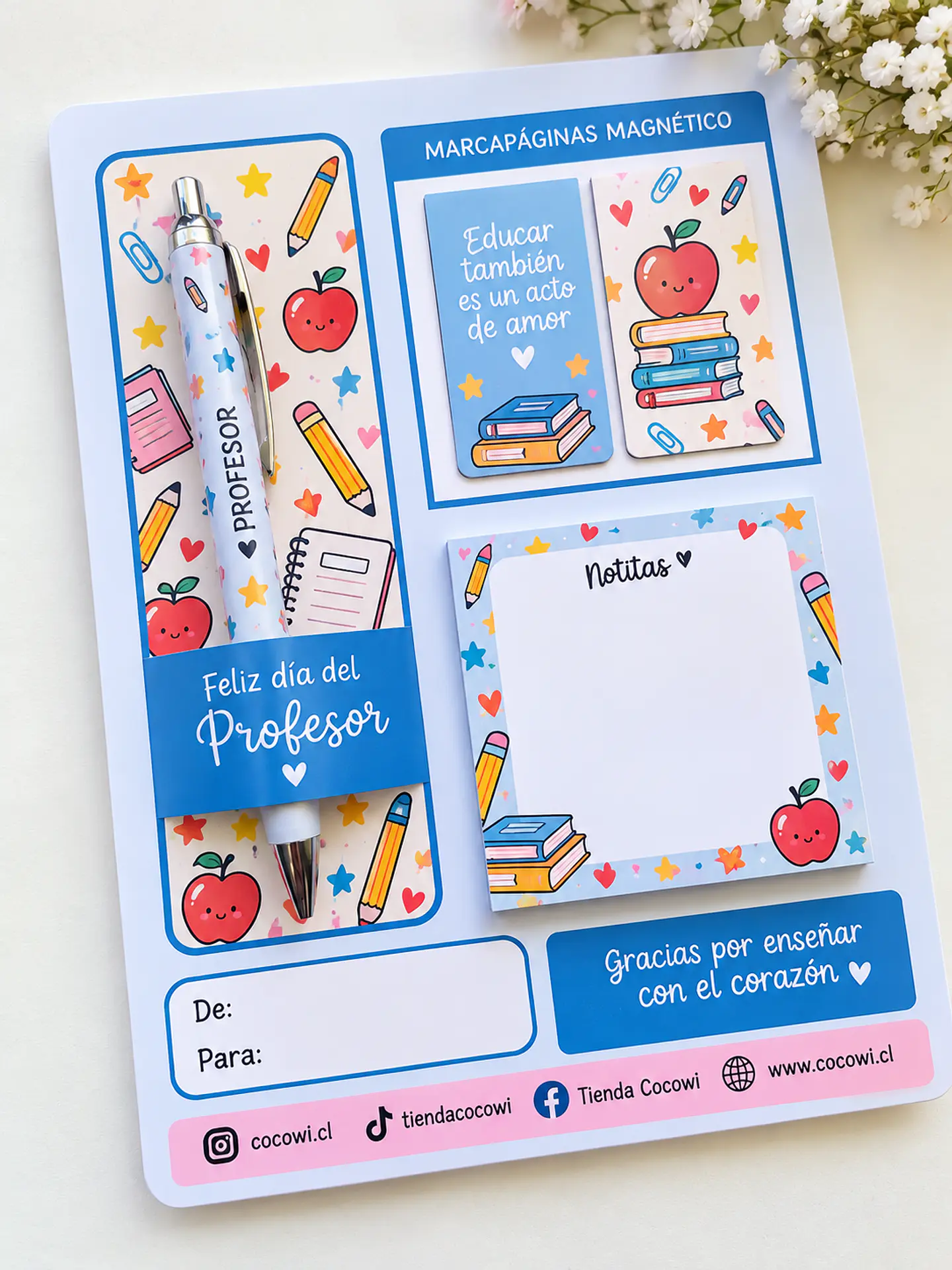 Set de Papelería Personalizado para Profesiones  1