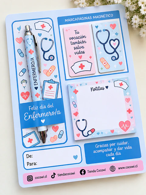 Set de Papelería Personalizado para Profesiones 