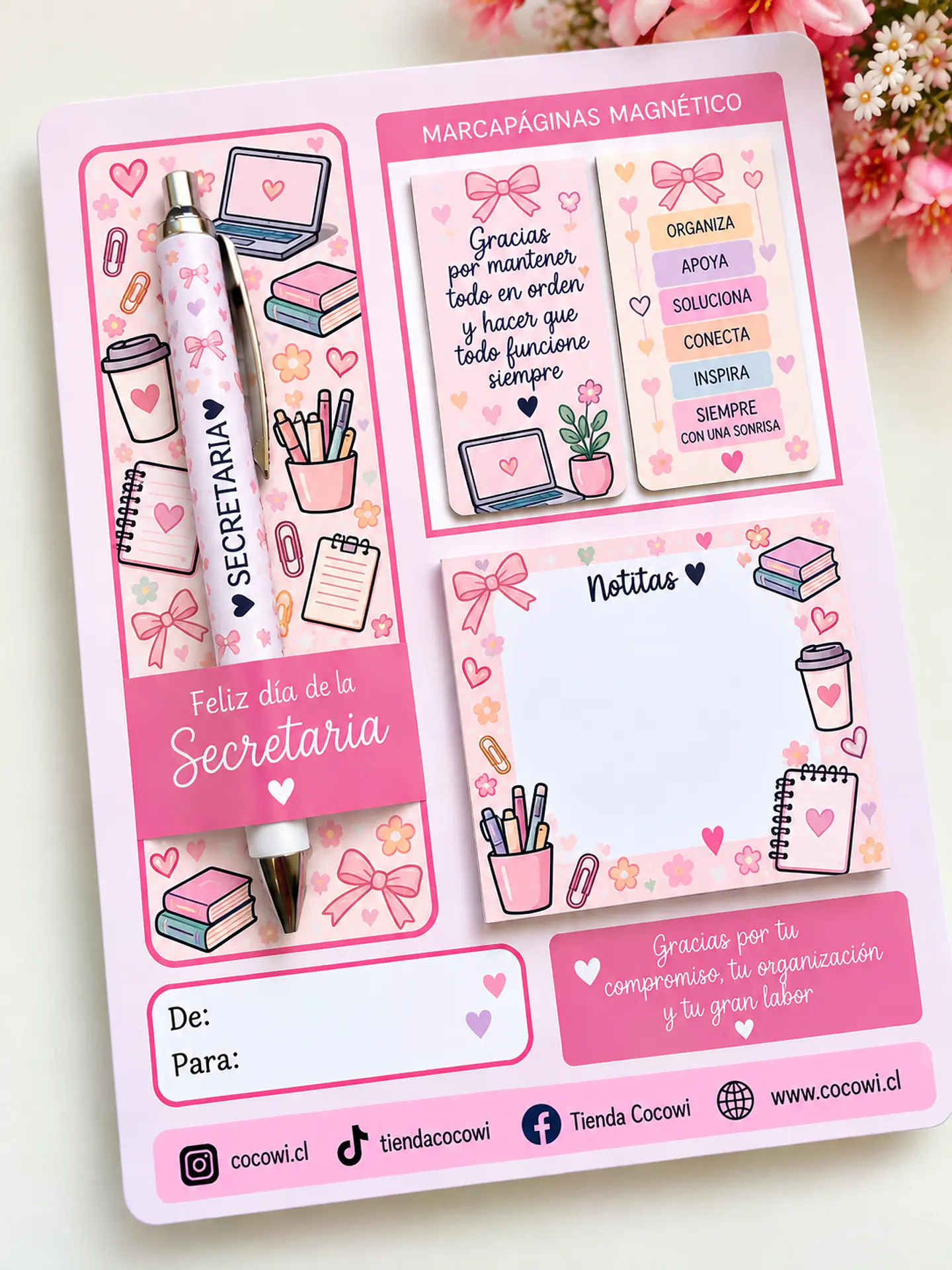 Set de Papelería Personalizado para Profesiones  6