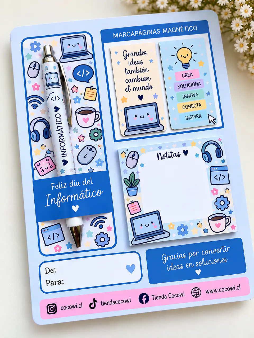 Set de Papelería Personalizado para Profesiones  7