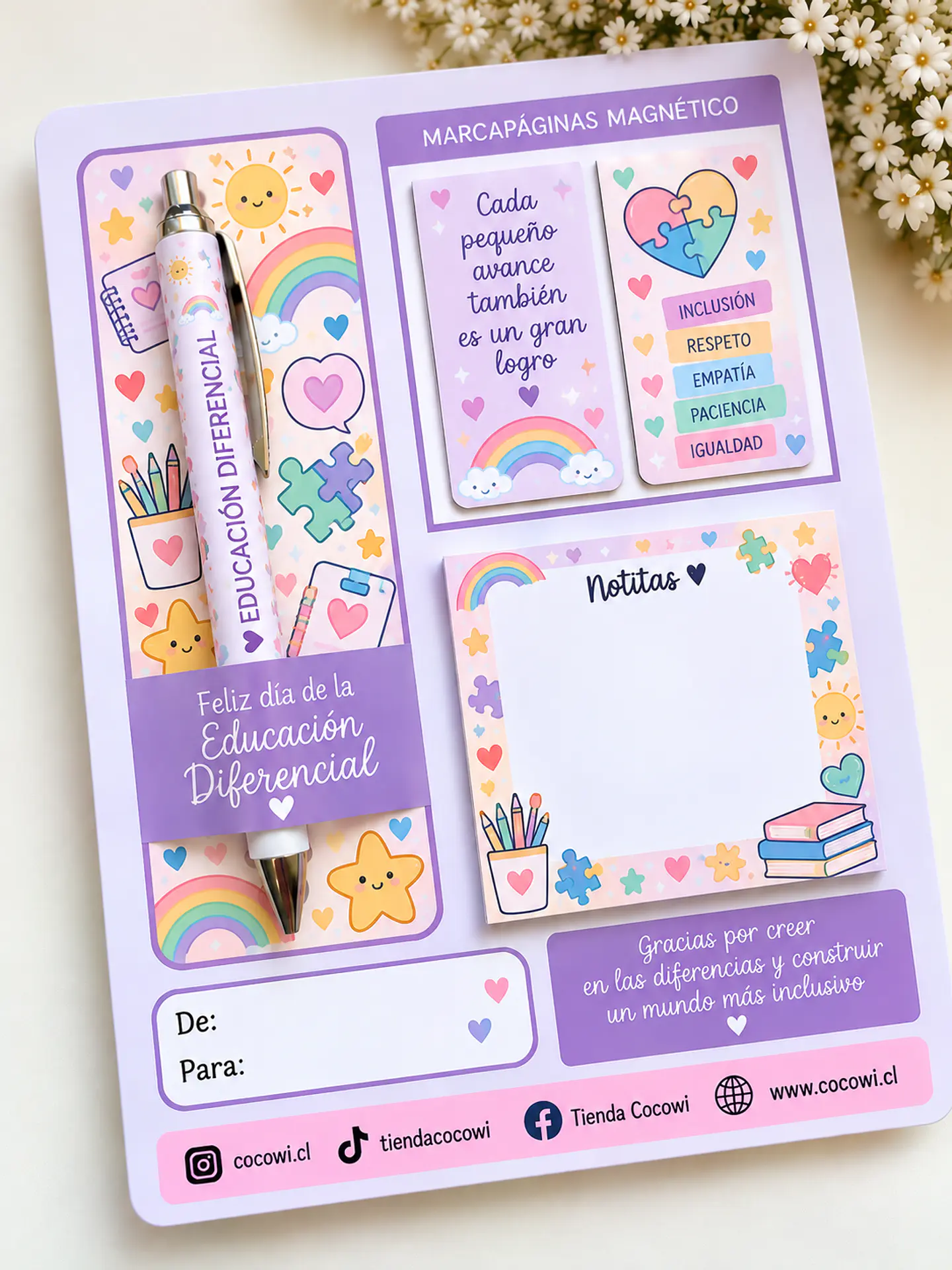 Set de Papelería Personalizado para Profesiones  8