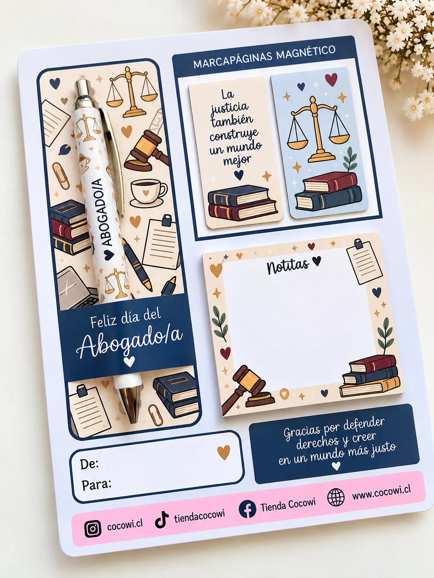 Set de Papelería Personalizado para Profesiones  9