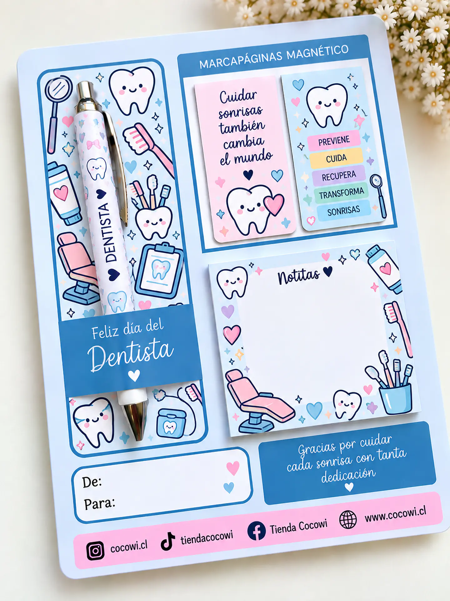 Set de Papelería Personalizado para Profesiones  10