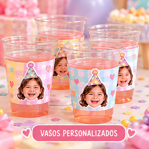 Vasos Personalizados Caritas Virales