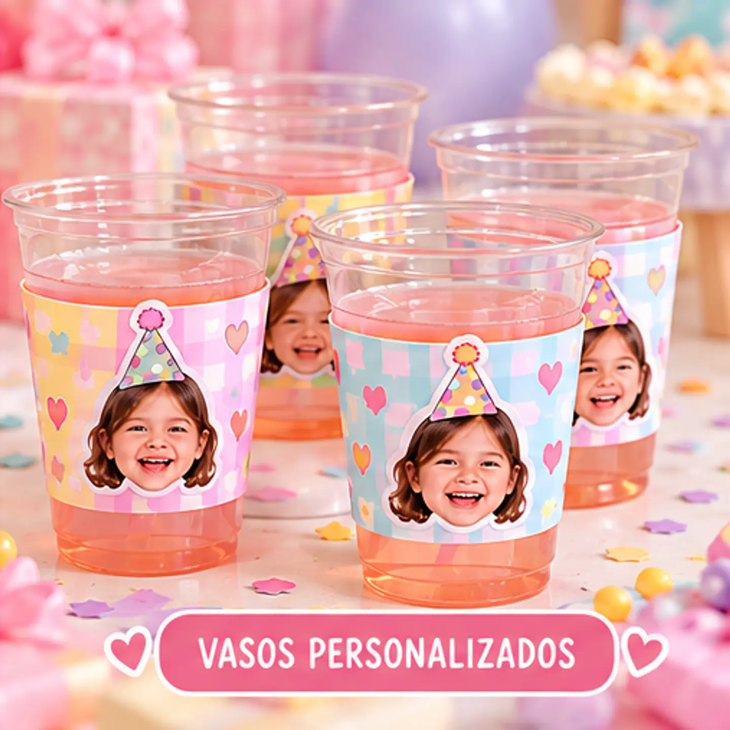 Vasos Personalizados Caritas Virales 1