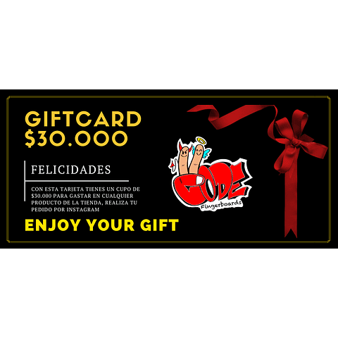 GIFTCARD $30.000