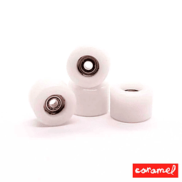 Caramel Wheels White 7 mm 65D