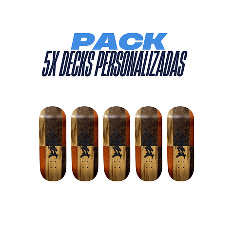 PACK 5X PRO DECK CODE 34 MM