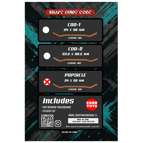 Setup Pro Code 34 mm Popsicle "Couk"