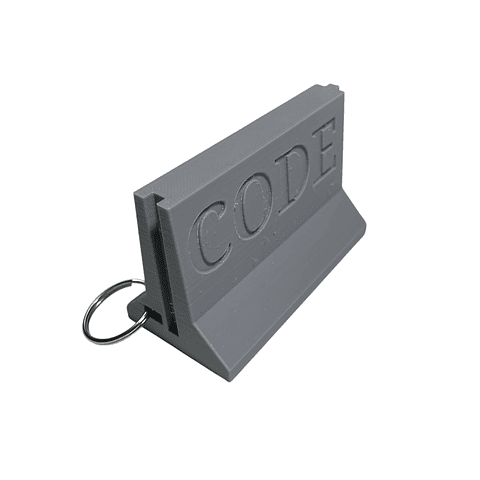 Code Keychain Mini Ramps "Jersey Barrier"