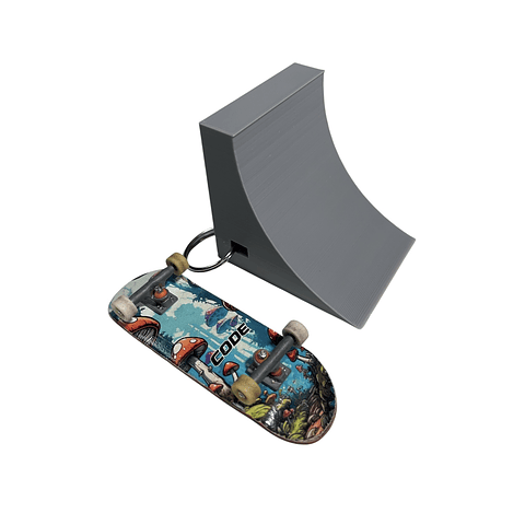 Code Keychain Mini Ramps "Quarter"