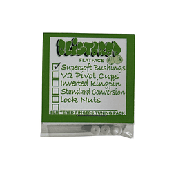 Blistered Pro Bushings White