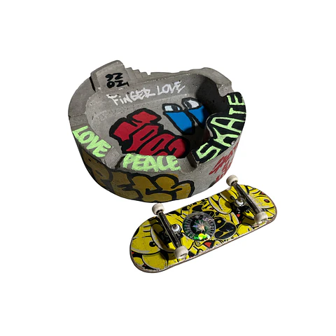 Cenicero Cemento Ashtray Skatepark 12 cms 