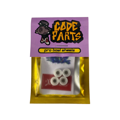 Code Parts Pro Wheels Bowl 8.5 mm Shape White