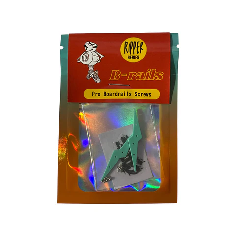 Boardrails Code Parts C/Tornillos "Rayo" Turquesa