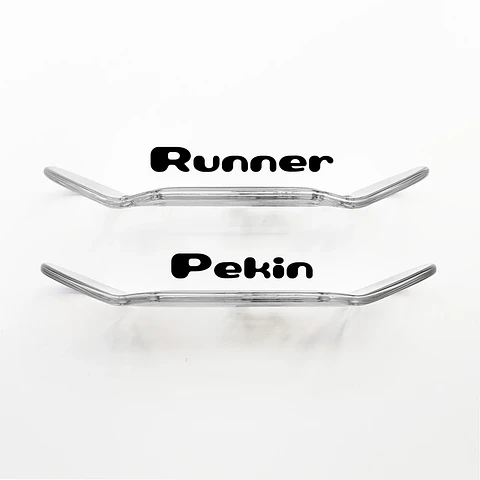 Duck Deck Polycarbonate - "Silver Glitter" 34mm Pekin