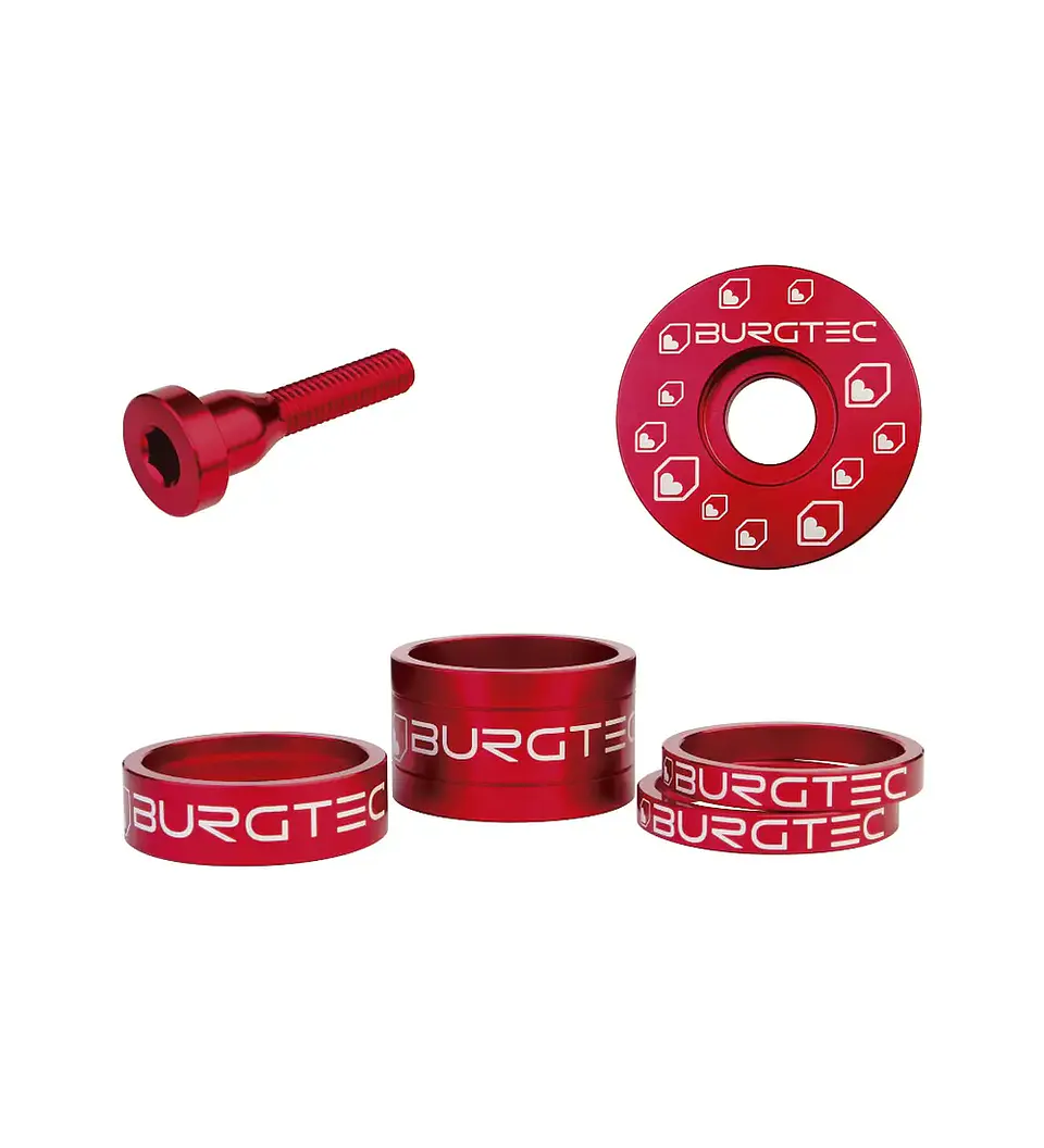 Kit Burgtec Espaciadores, Tapa y Perno 1