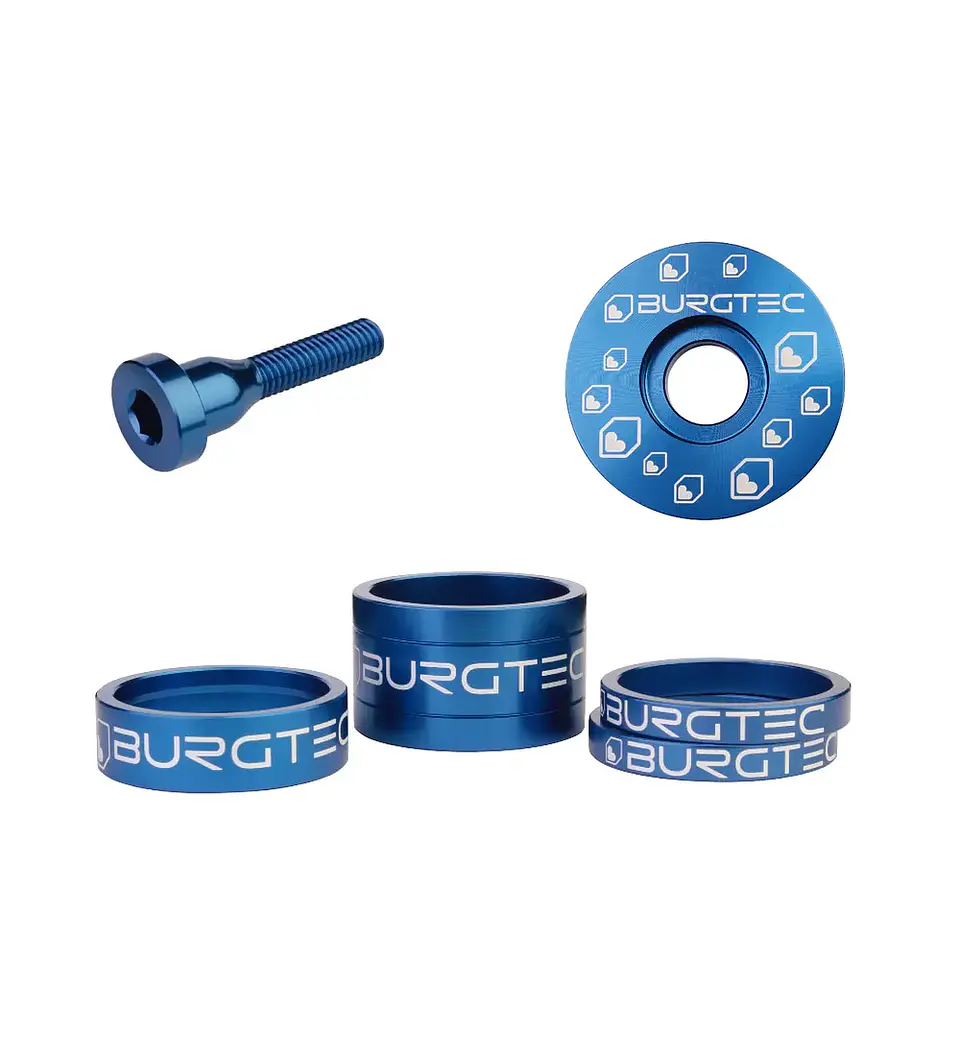 Kit Burgtec Espaciadores, Tapa y Perno 6