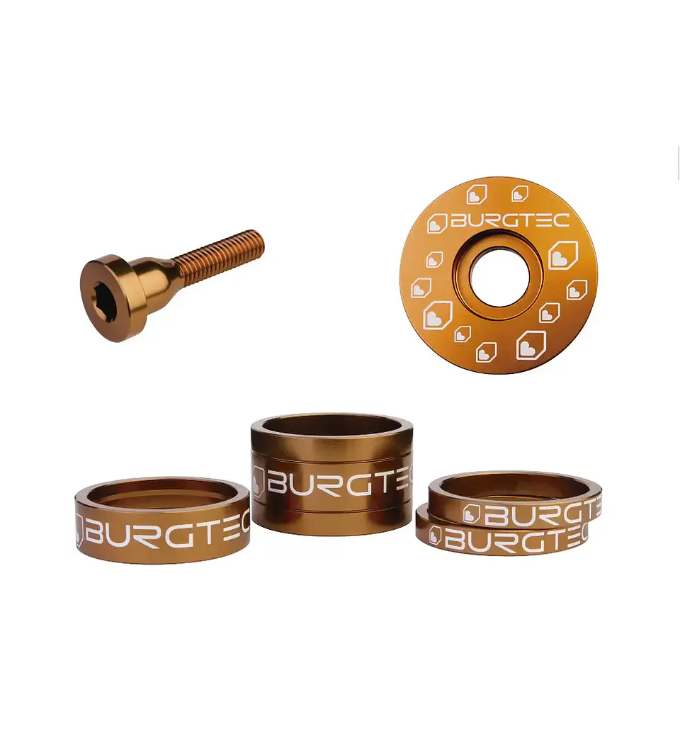 Kit Burgtec Espaciadores, Tapa y Perno 9