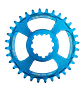 Corona Burgtec SRAM 3 y 6 mm - 30T - Miniatura 1