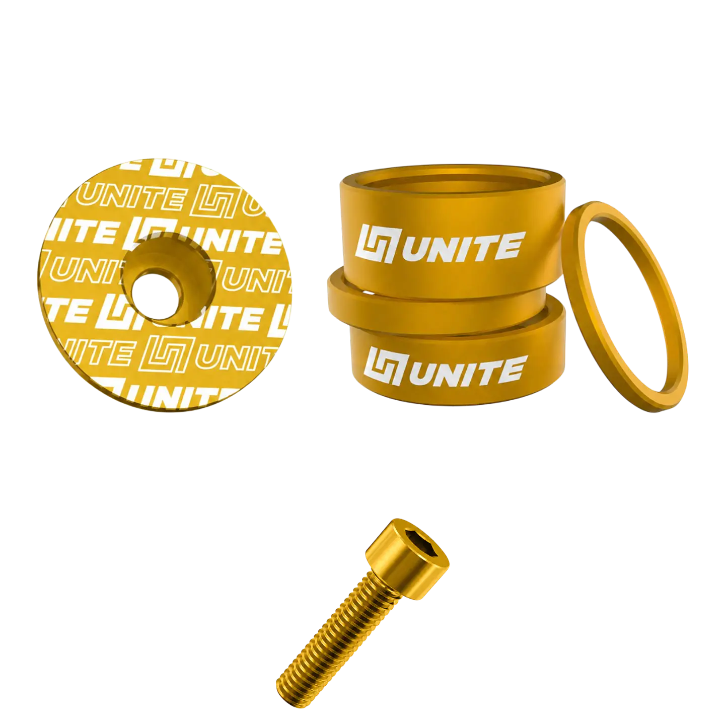 Kit Unite Espaciadores, Tapa y Perno 7