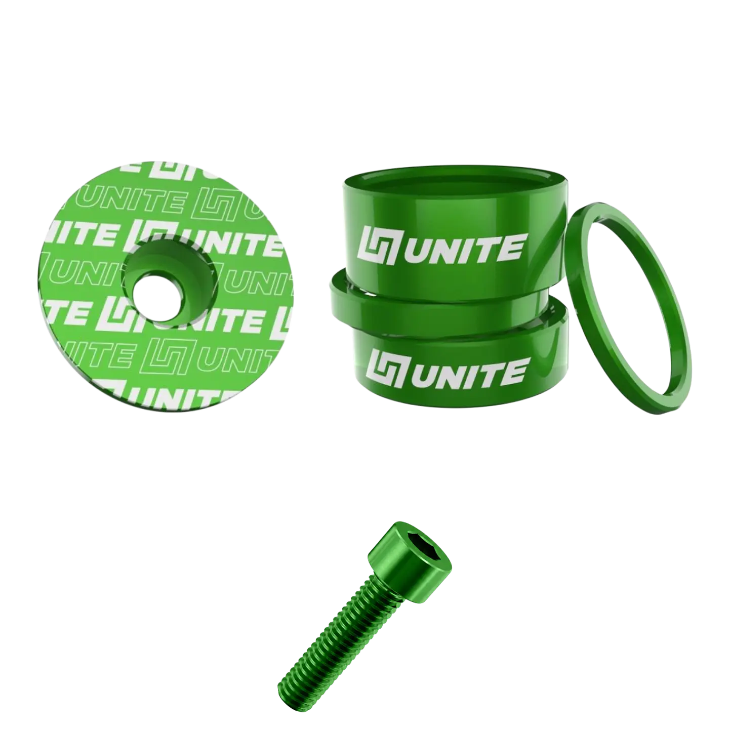 Kit Unite Espaciadores, Tapa y Perno 8