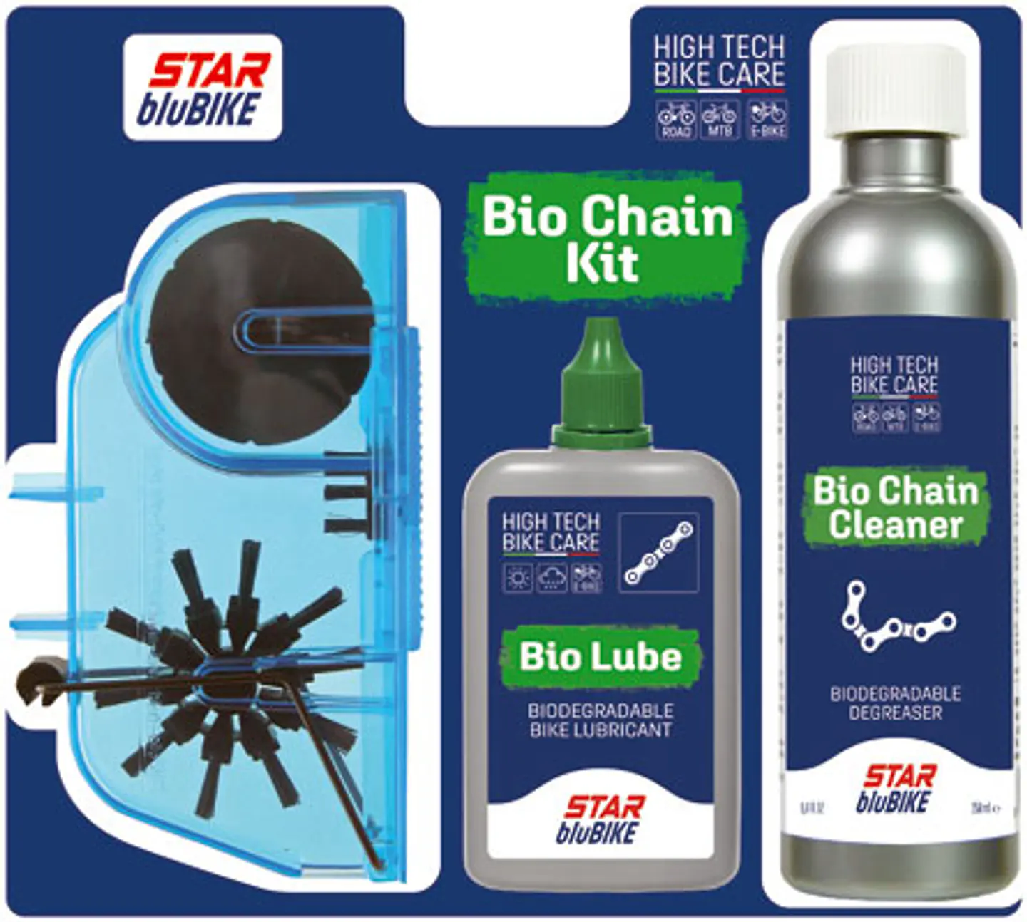 Kit Limpieza y Lubricación de Cadena Star BluBike 1