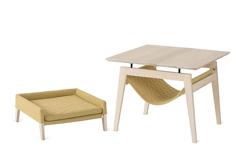 Mesa Kikko y cama Lulu para gatos
