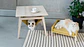 Mesa Kikko y cama Lulu para gatos - Miniatura 2