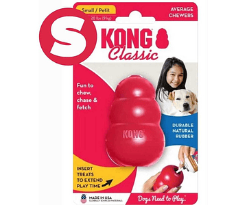 Kong Classic S - Juguete Perro Rellenable Small 9kg Original