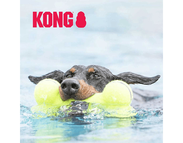 Kong Air Dog Squeaker Bone Juguete Para Perros - Talla S