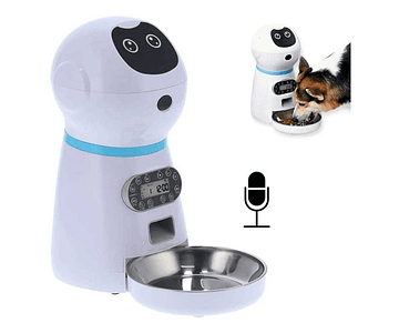 Dispensador Alimentos Mascotas Robot Inteligente Programable