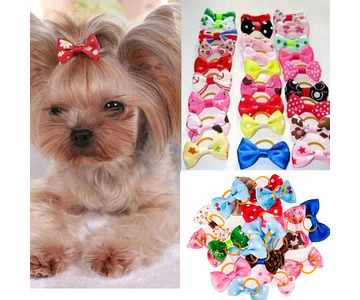 Colet, Moños, Lazos Para Mascotas 4 Unidades - Diseños Cs